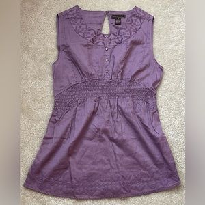 Bit and Bridle Sleeveless Top - Size: Small